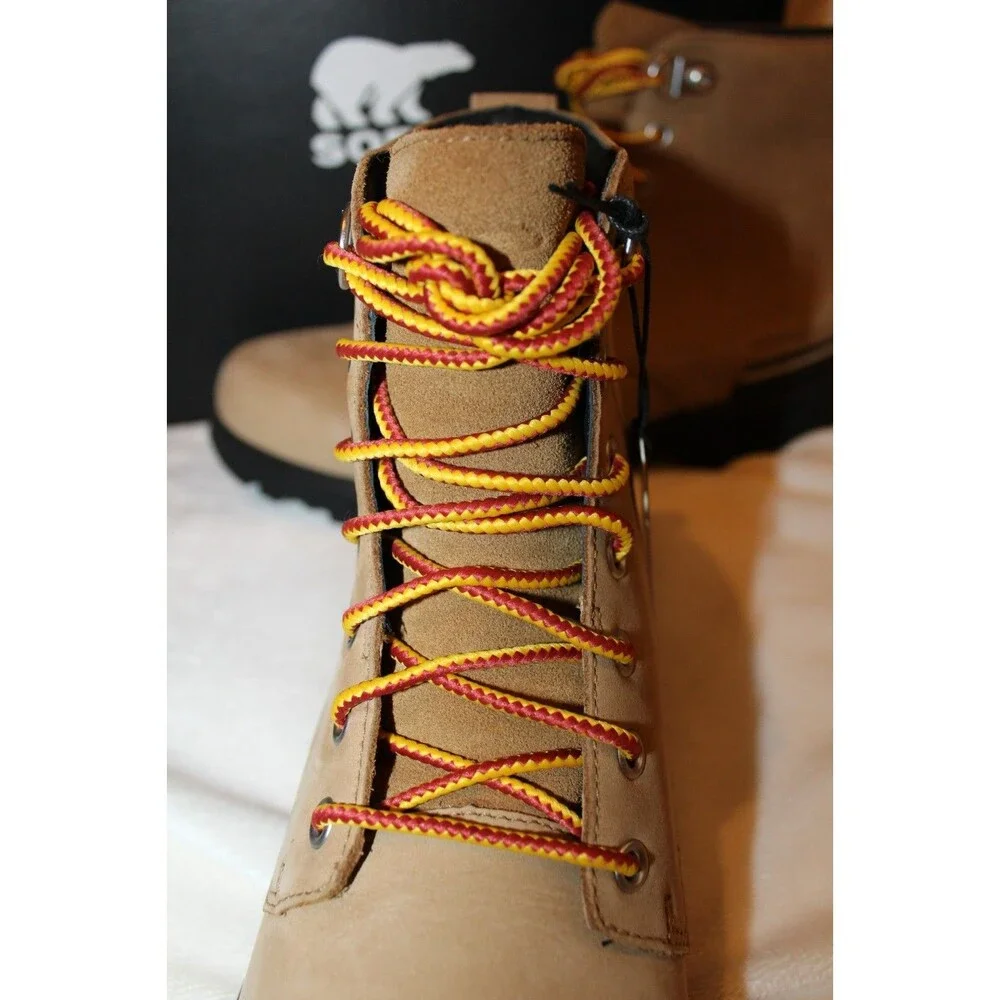 NIB Men's Sorel Leather Boots‎ Waterproof Rain Work Hiking Boots